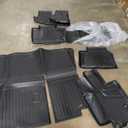 AOMSAZTO Floor Mats and Cargo Mat Compatible with 2020-2025 Toyota Highlander (7 Seats Only): Heavy Duty TPE All Weather Protection Car Floor Mats - 3 Rows Full Set Rubber Highlander Floor Mats