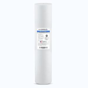 Hydronix SDC-45-2001 Whole House or Commercial NSF Polypropylene Sediment Water Filter Cartridge 4.5" x 20" - 1 Micron