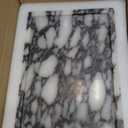 Real Luxurious Natural Marble Vanity Tray Genuine Marble Storage Tray for Home Decor Stone Tray for Bathroom/Kitchen/Vanity/Dresser,Plate Holder for Tissues, Candles, Towel (12" x 8" x 0.7", Calacatta Viola)