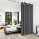 Deconovo Blackout Curtains for Bedroom 96 Inch Long, Living Room 1 Panel, 100"W x 96"L