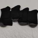 ZAKASA Mens Toe Socks Athletic Running Cushion Five Finger Cotton Crew Socks 4 Pairs