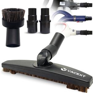 Round Horse Hair Dusting Brush & Hard Floor Attachment for Shark Vacuum Accessories & Attachments Compatible with Shark Rotator NV360 NV350 NV500 NV501 HV300 HV301 HV322 HV371 HV372