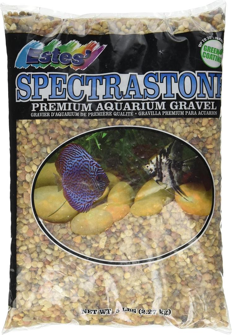 Spectrastone Shallow Creek Regular for Freshwater Aquariums, 5-Pound Bag