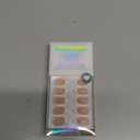 BTArtbox Press On Nails Short - Almond French Tip Press On Nails with Glue for Women, Soft Gel Glue On Nails in 16 Sizes - 32 Stick On Nails Kit, White French