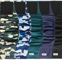 Reusable Dog Diapers Male, Premium Washable Belly Bands for Male Dogs, Pack of 5, High Absorbing Small Male Dog Wraps for Doggie & Puppy in Incontinence or Excitable Urination and Training (S, Camo & Dark Solid Color)