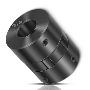 1/2" to 3/4" L075 Flexible 3-Piece L-Jaw Coupling Set & Buna-N NBR Rubber Spider Interchangeable with Lovejoy Martin Browning TB Woods