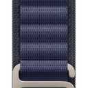 Apple Watch Band - Alpine Loop (49mm) - Navy with Natural Titanium Finish - Medium (Medium - fits 145190mm wrists)