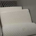 Bed Wedge Pillow for Sleeping, 3PCS Wedge Pillow Set for After Surgery, Adjustable 7 &12 inch Pillow Wedges for Acid Reflux Relief, Back Pain Relief, Sleep Apnea, Sitting Up, Headboard (White/Grey)