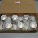 CLOUDY BAY LED Track Lighting Heads,3000K/4000K/5000K Selectable,Dimmable 8W,CRI90+ True Color Rendering Adjustable Tilt Angle Track Light,White,Halo Type,Pack of 6