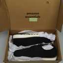 Amazon Essentials Men's Derby Knit Dress Sneakers with Foam Insole (9, Black)