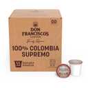 Don Francisco's 100% Colombia Supremo Coffee Pods, Medium Roast, 55ct Compatible with Keurig Coffee Pod Brewers, 100% Arabica Coffee, Convenient Single Serve Brewing, Fresh Brew in Every Cup, BBD Nov 03 2027