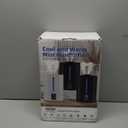 Coolfiqu 6L Humidifiers for Bedroom Large Room Home,Cool and Warm Humidifier for Baby and Plants Hot Mist Top Fill Desk Humidifiers Oil Diffuser,Quiet,Adjustable Mist,360Nozzle-Black(2026 Upgraded)