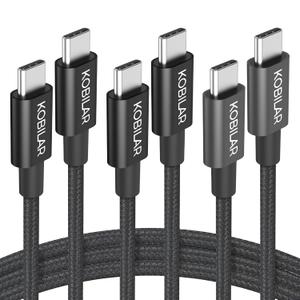 USB C to USB C Cable,60W 3A Fast Charging USB C Charger Cable 3 Pack(3.3+5+6.6ft),Type C to Type C Cable for iPhone15/15Pro/16Plus/16ProMax/iPad Air 4/iPad Pro2022/Samsung S23