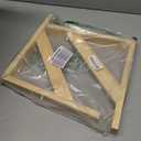 Wood Selves Bracket,Solid Wood Triangle Bracket, Clapboard Bracket, Wall Shelf,Fits Both 12 or 14 Inch Deep Shelves,Supports Pendant Lamp Kit,Including Fixing Device Screw,Pack of 2 (12 inch)