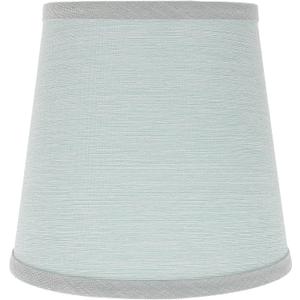 Angoily E14 Lamp Shades, Small Lamp Shade, Fabric Lampshade, Table Lamp Cover Chandelier Shades, Pendant Light Cover for Table Chandeliers Wall Floor Replacement -Lamp Shade, blue Lamp Shades (15X14CM)