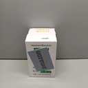 Qieryun Heated Blanket Electric Throw 50″x60 ″Inch - Thick Striped Flannel Electric Blanket, 10 Heating Levels, 1-12 Hours Auto Off, Fast Heating Heating Blanket with Overheat Protection, Graphite Gray