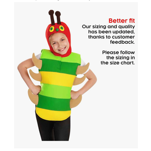fun shack Caterpillar Costume Kids, World Book Day Costumes for Kids Caterpillar and Bug Costumes for Boys and Girls, Small fun shack Caterpillar Costume Kids, World Book Day Costumes for Kids Caterpillar and Bug Costumes for Boys and Girls, Small