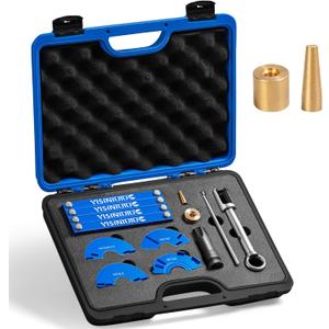 Engine Alignment Locking Timing Tool Kit with 4PCS Camshaft Adjuster Tool Kit, Compatible with Mercedes Benz M157/M276/M278, T60 & T100 Camshaft Scoket, Fuel Injector Puller