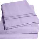 1500 Supreme Collection King Sheet Sets Lavender - Luxury Hotel Bed Sheets and Pillowcase Set for King Mattress - Extra Soft, Elastic Corner Straps, Deep Pocket Sheets, King Lavender