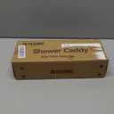 YASONIC Shower Caddy Hanging, Never Rust Shower Organizer Hanging, Aluminum Shower Racks for Inside Shower with Hooks for Razor, Bathroom Organizers and Storage with Soap Holder, White