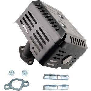 HZ Muffler Kit for Honda GX120 GX160 GX200 Engine Harbor Freight 212 173 Lifan Rato Go Kart Generac Champion 163cc 196cc 208cc Engine