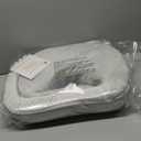 My Brest Friend Super Deluxe Nursing Pillow - Enhanced Comfort & Ergonomic Breastfeeding Pillow for Ultimate Support For Mom & Baby - Adjustable and with Handy Side Pocket, Platinum