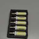 E14 LED Light Bulbs Dimmable 7W Equivalent to Halogen Bulb 75W 730LM, E14 Corn Light Bulb AC 120V for Kitchen Chandelier Home Lighting (5, Daylight White)