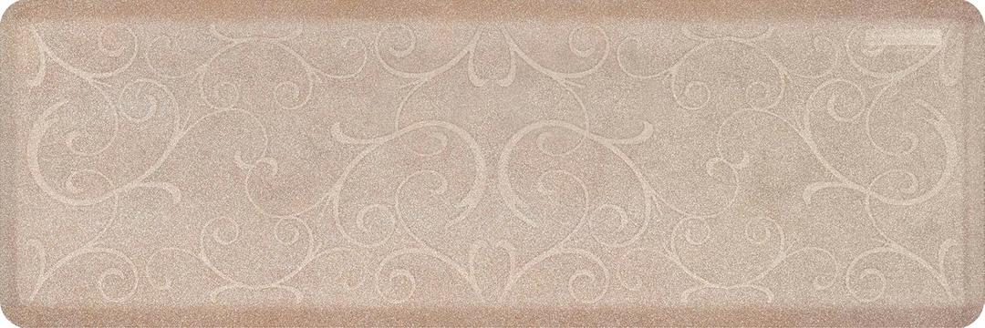 WellnessMats Bella Collection Anti-Fatigue Floor Mat, Polyurethane - Ergonomic Support Pad for Home, Kitchen, Garage, Office Standing Desk - Water Resistant - Made in USA