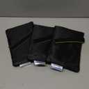 Outdoor Faucet Covers for Winter, 4 Pack Pro 6.7" W x 8.3" H Outdoor Hose Bib Cover for Winter Freeze Protection Outside Spigot Covers Winter insulated Reusable Waterproof backflow Cover,Black