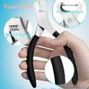 Large Dog Nail Clippers Wide Jaw Opening Heavy Duty Dog Nail Trimmer Cat Claw Clippers(Black)