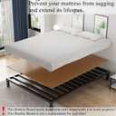 Bunkie Board Heavy Duty Bed Boards for Under Mattress,Closely Spaced Slats to Reduce Mattress Sagging, Suitable for Sofa Beds and Metal Bed Frames (Queen)