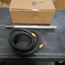 Fill-Rite FR152 Piston Hand Pump with Hose & Nozzle Spout, Red