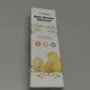 Wooden Baby Hair Brush - Cradle Cap Baby Brush with Soft Goat Bristles, Perfect Gentle Scalp Newborn Comb for Infant, Girls, Boys, Bath Essentials(Dark Walnut, Oval)