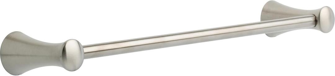 Delta Lahara (1-Pack) 18'' Towel Rack for Bathroom Brilliance Stainless Steel Towel Bar for Bathroom Wall Towel Holder Rod Wall Mounted 73818-SS