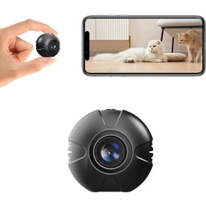 Webookers WB Hidden Cameras -Surveillance Camera with Motion Detection and Night Vision -WiFi Wireless -1080P Indoor Cam -Nanny Cam -Spy Cam - Mini Camera -WiFi Cameras for Pet/Baby/Nanny with App-X3