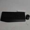 Wireless Keyboard and Mouse Combo- VEILZOR 2.4G Rechargeable Keyboard with Phone Holder, Ergonomic Wrist Rest, 9 RGB Backlit Effects, Silent Keyboard Mouse Set for Windows, Laptop, PC (Black)