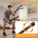 Ropeless Battle Ropes for Home Gym, Portable Cordless Weighted Battle Ropes with Storage Bag, High Calorie Burn for Men & Women, Fitness Equipment for HIIT & Low-Impact Aerobic Training