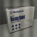 Westinghouse Electric Blanket Twin Size, Super Cozy Soft Flannel 62"" x 84"" Heated Blanket with 10 Fast Heating Levels & 1-12 Auto-Off, Machine Washable, ETL&FCC Certification, Charcoal