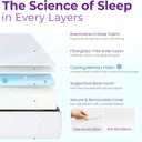 GAESTE 8 Inch Full Cooling Gel Memory Foam Mattress for Cool Sleep Medium Feel CertiPUR-US Certified Foam, Mattress in a Box Pressure Relief Removable Cover No Fiberglass (Full, 8 in)