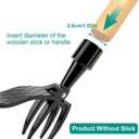 2 x DSWINCE Stand Up Weed Puller Head Replacement Weed Picker Tool Gardening Hand Tools for Dandelion, Weeder Root Tool No Bending Weeder,for Backyard Lawn Patio -NO Handle