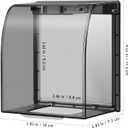 SEWACC Weatherproof Electrical Outlet Cover for 86-Type Switch Outdoor Plug Socket Cover Adhesive Receptacle Protector Splash-proof Wall Socket Box for Bathroom