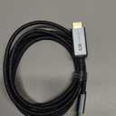 WARRKY 4K DisplayPort to HDMI Cable [UHD, Metal Case, Nylon Cable] 6FT Unidirectional Display Port 1.2 Source to HDMI 1.4 Screen, DP to HDMI Compatible for Computer, NVIDIA, AMD, Dell, Lenovo, Monitor