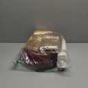 PULOTE 175-Piece Clear and Blue Plastic Plates - Blue Rim Disposable Dinnerware Set - Include 25 Dinner Plates, 25 Dessert Plates, 75 Cutlery, 25 Cups & 25 Napkins for Wedding and Parties