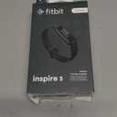 Fitbit Inspire 3 Health &-Fitness-Tracker with Stress Management, Workout Intensity, Sleep Tracking, 24/7 Heart Rate and more, Midnight Zen/Black One Size (S & L Bands Included)