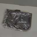 Leather Bible Cover Book Cover Planner Cover with Handle and Back Pocket (Dark Brown) Size 10.8x6.8x2 inches