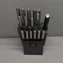 NANFANG BROTHERS 16 Pieces Damascus Kitchen Knife Set, High Carbon Damascus Steel Chef Knife Set, Stainless Steel Ergonomic Handle for Chef, with Built-in Sharpening Rod