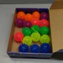 24Pcs Light up Bouncy Balls Bulk, Glow in The Dark LED Flashing Balls for Kids Adults Dogs, Squeaky Dog Toys, Durable Toys, Large Dog Toys for Aggressive Chewers