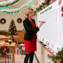 2 x Jumbo Thanksgiving & Christmas Word Search Poster, Giant 36"X24" Wall Game,Christma Word Search Puzzle Posters, Thanksgiving Activity Posters for Families(Christmas)