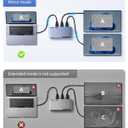 llano HDMI 2.1 Splitter 1 in 2 Out, 8K@60Hz 4K@120Hz/240Hz, SST & Mirror Mode Only (No Extend), HDCP 2.3, HDR10, Dolby Vision, for PS5, Xbox, Apple TV, Laptop, Aluminum Case