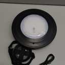 Umbrella Lights with Remote, Rechargeable Patio Cantilever Umbrella Lights with 3 Brightness Modes, for Offset Patio Umbrella in Outdoor & Garden (Black)